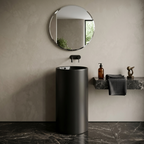 Black Premium One Piece Wash Basin – PWBB-02