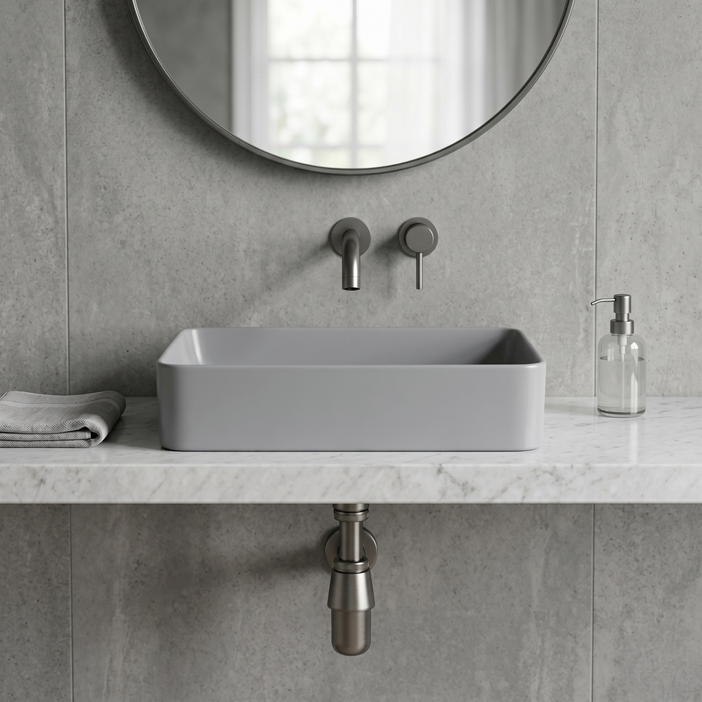 Matt Grey Luxury Vanity Bowl – WB-BOC-9