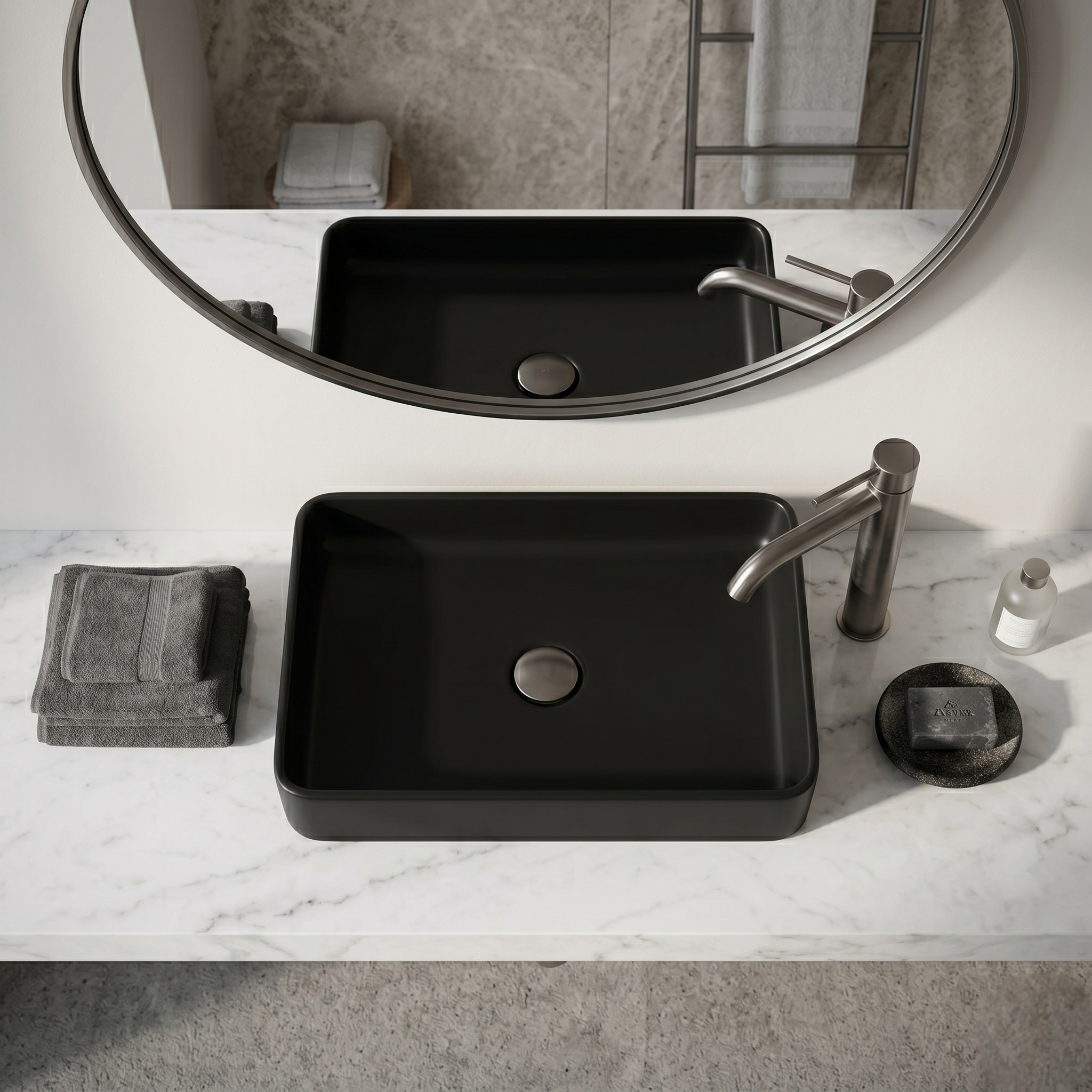 Matt Black Luxury Vanity Bowl – WB-BOC-9
