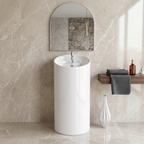 White Premium One Piece Wash Basin – OPB001