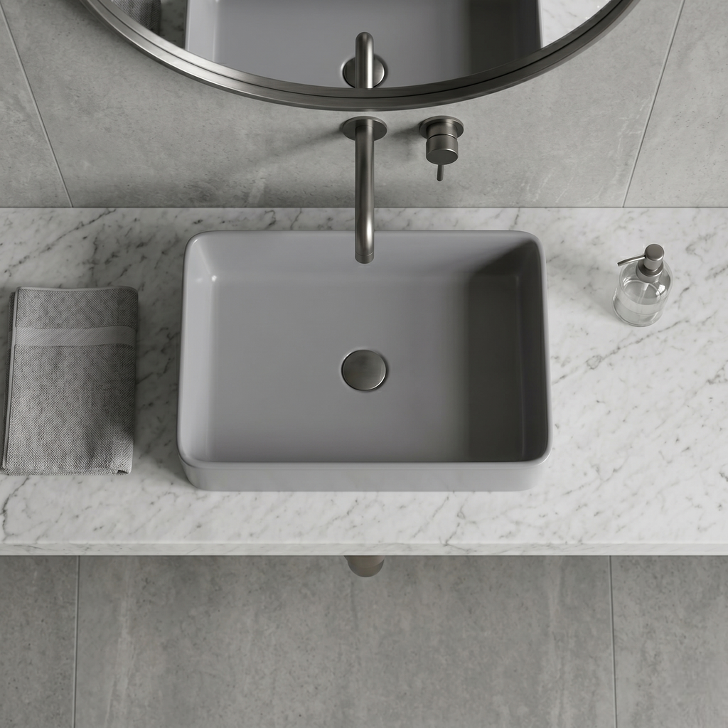 Matt Grey Luxury Vanity Bowl – WB-BOC-9