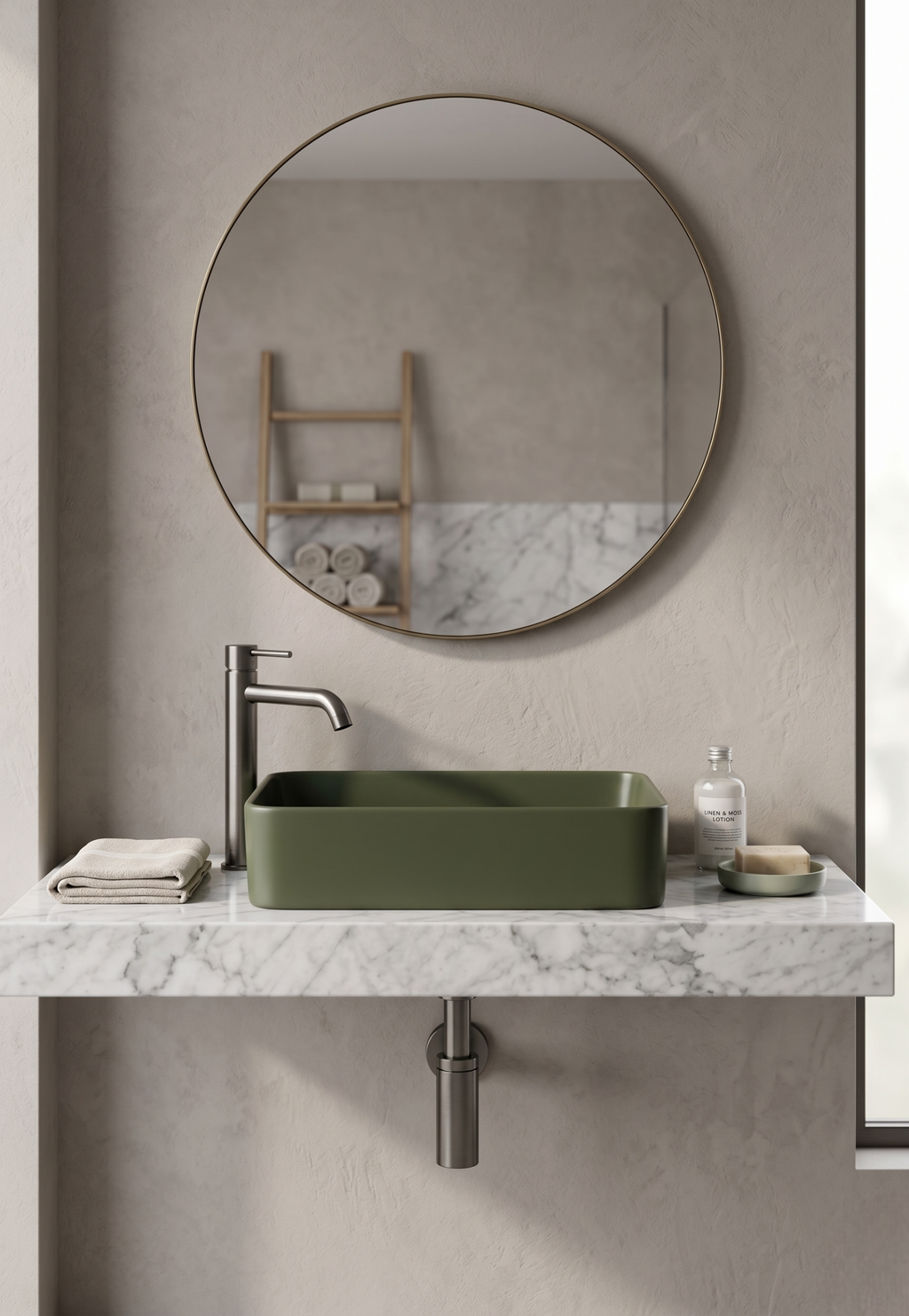 Matt Green Luxury Vanity Bowl – WB-BOC-9