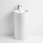 White Premium One Piece Wash Basin – PWBB-02