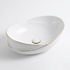 White Gold Art Luxury Vanity Bowl – WBK02