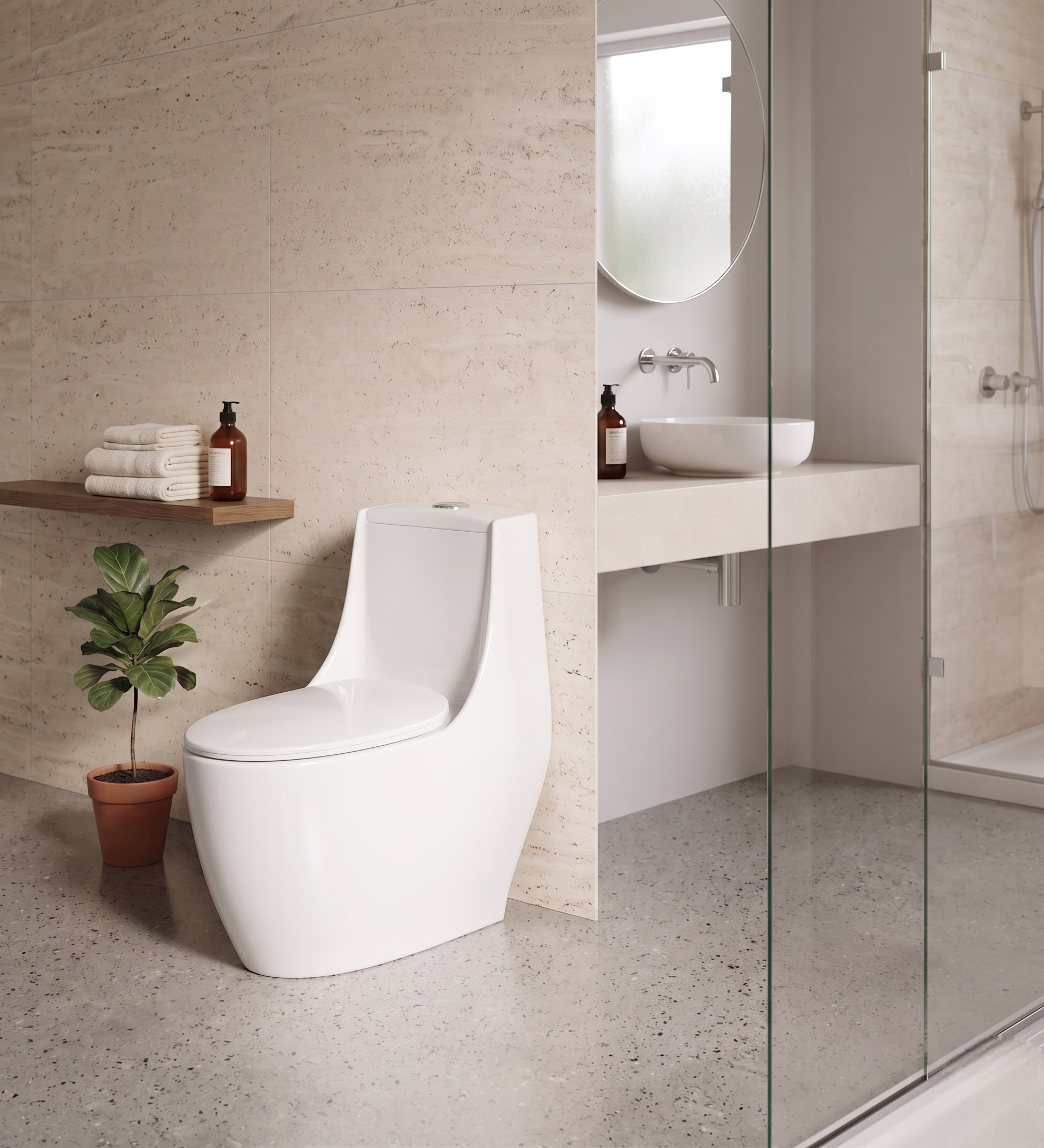 BELRO ONE PIECE COMMODE – BL-002