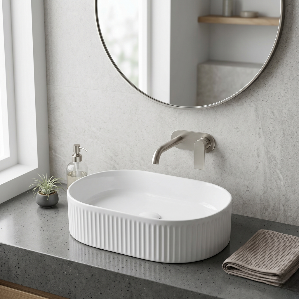 White Luxury Vanity Bowl – WBBOC8