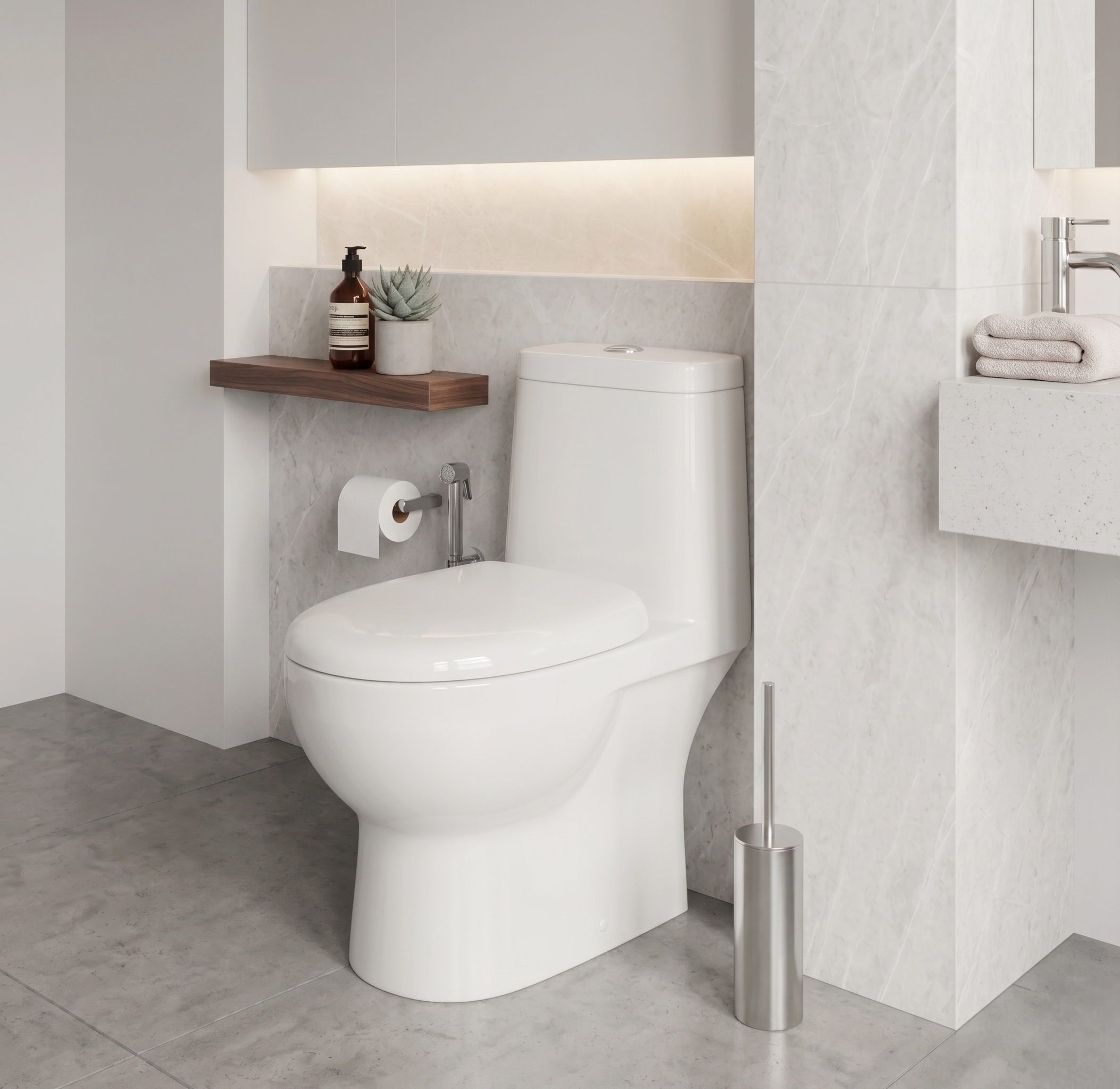 BELRO ONE PIECE COMMODE – BL-005