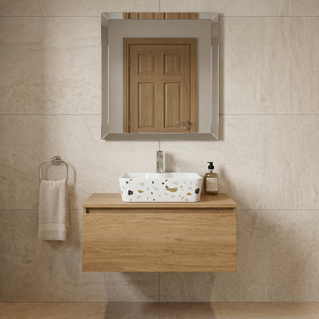 Mosaic White Art Wall Hang Luxury Commode – WHT-SE1