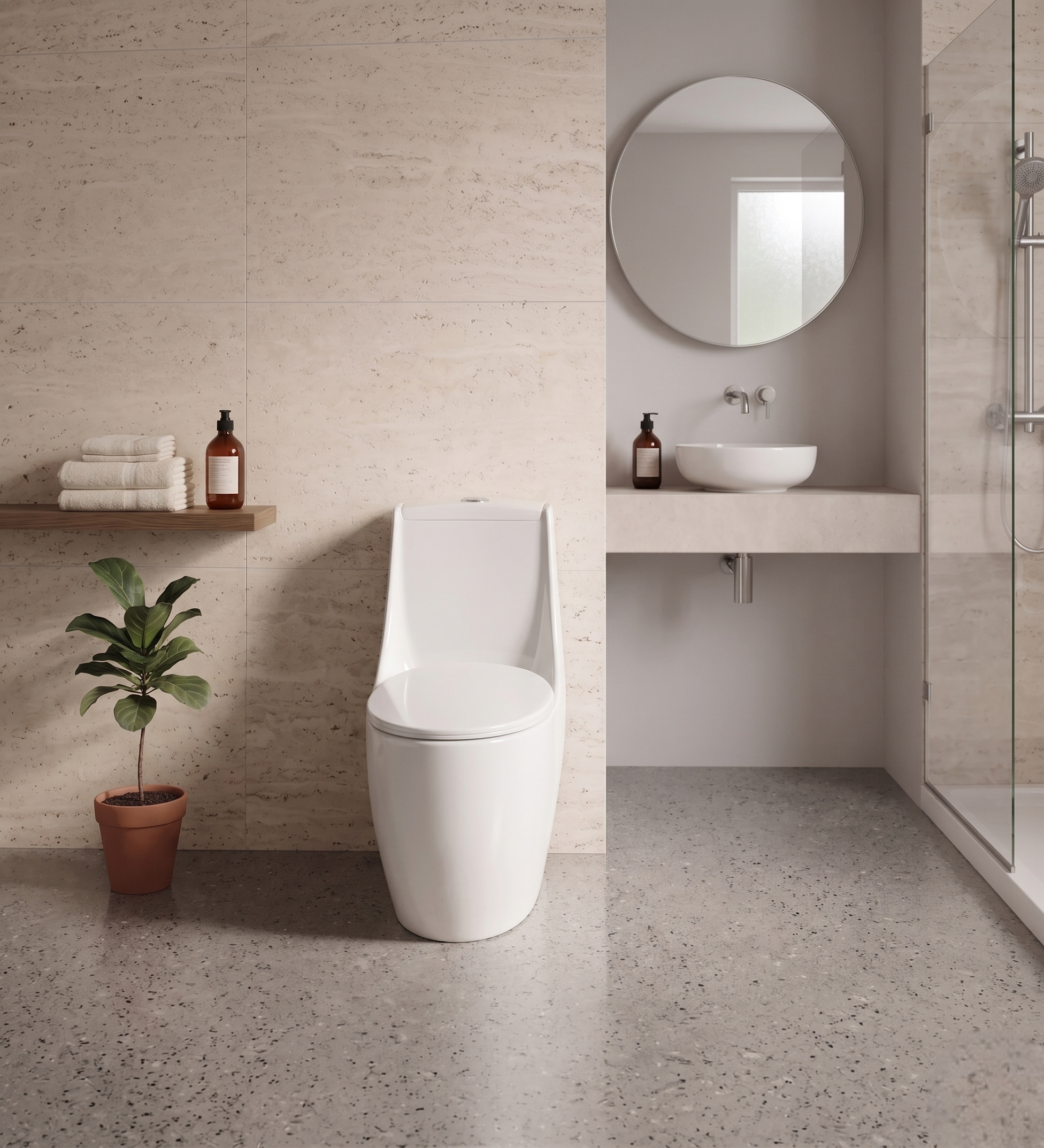 BELRO ONE PIECE COMMODE – BL-002