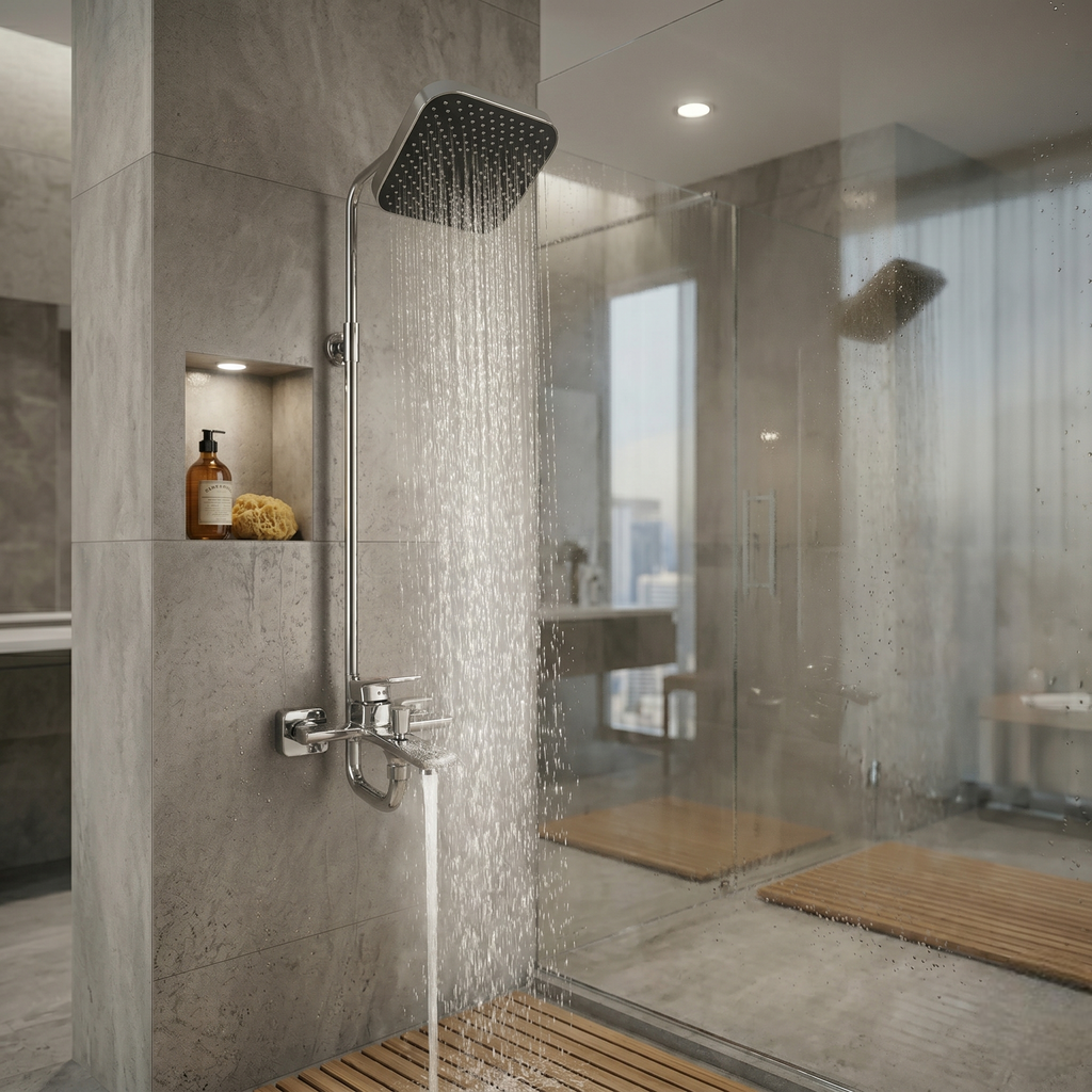 Chrome Complete Luxury Bathroom Set – 1026