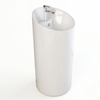 White Premium One Piece Wash Basin – OPB001