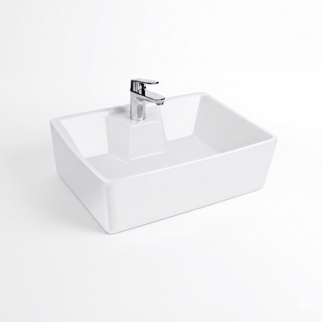 White Luxury Vanity Bowl – VT-001