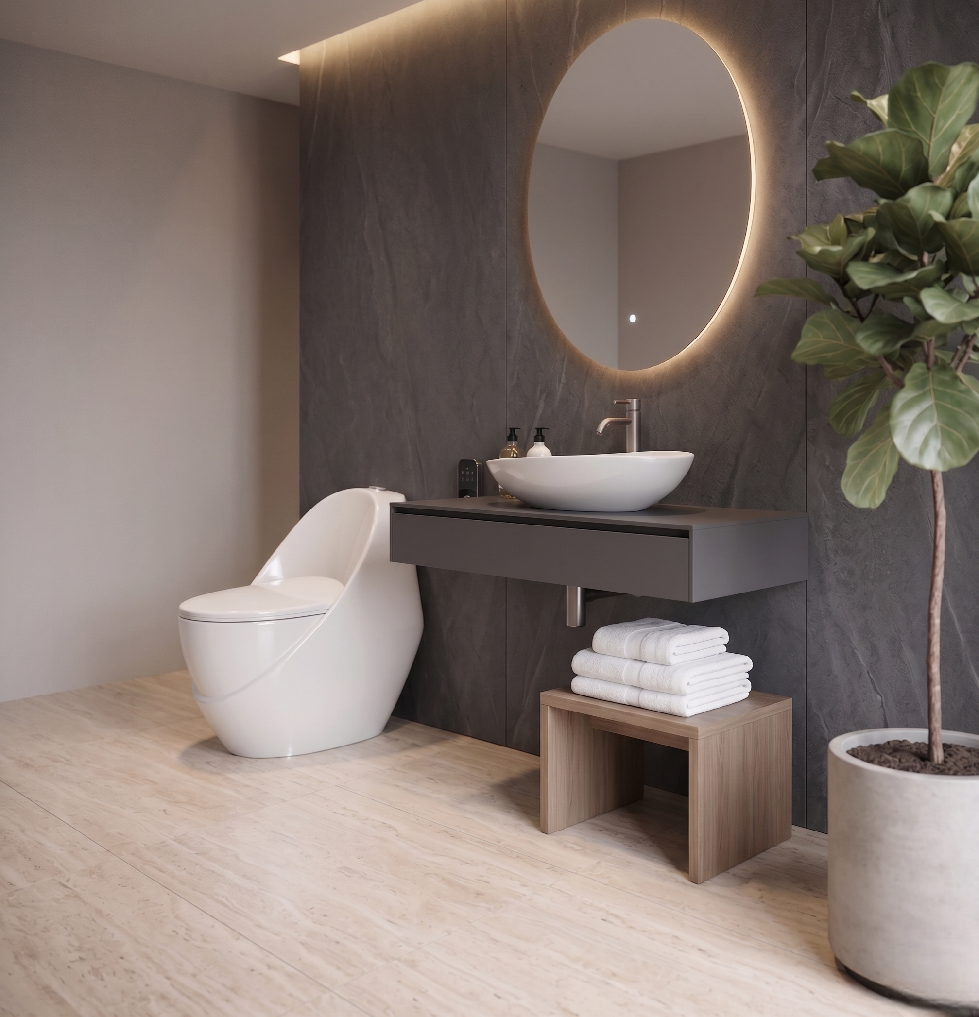BELRO ONE PIECE COMMODE – BL-001