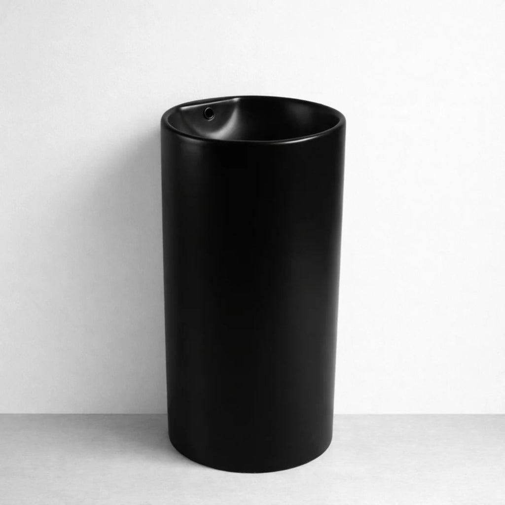 Black Premium One Piece Wash Basin – PWBB-02