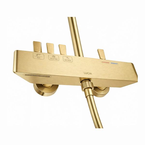 Matt Brushed Gold Luxury Imported Bath Set – 1072