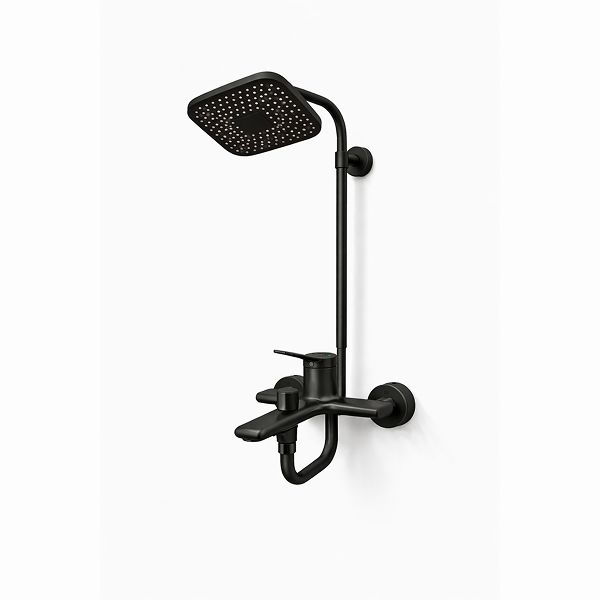 Matt Black Luxury Imported Bath Set – 1010