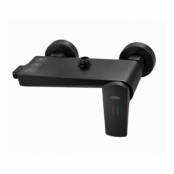 Matt Black Luxury Imported Bath Set – 1023 Brushed Rose Gold
